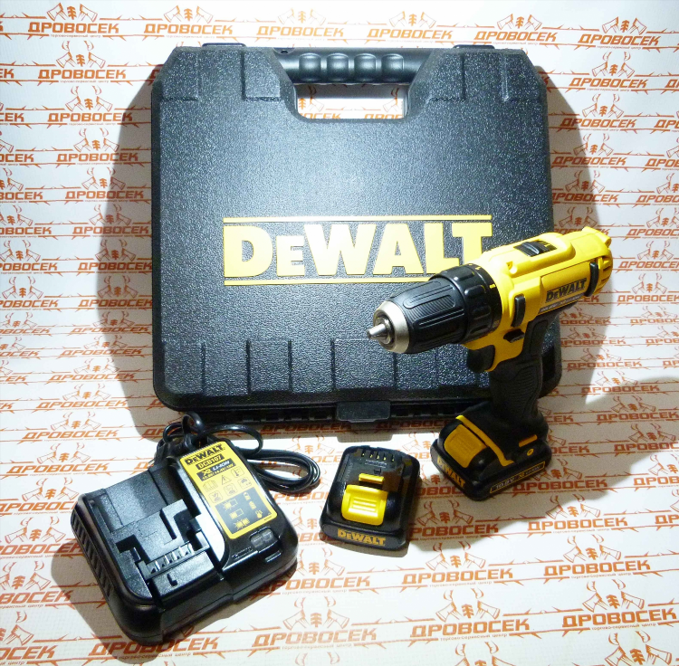 Аккумуляторная дрель шуруповерт dewalt