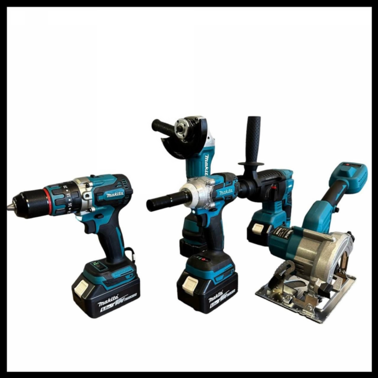 Аккумуляторный набор инструментов makita 4 в 1