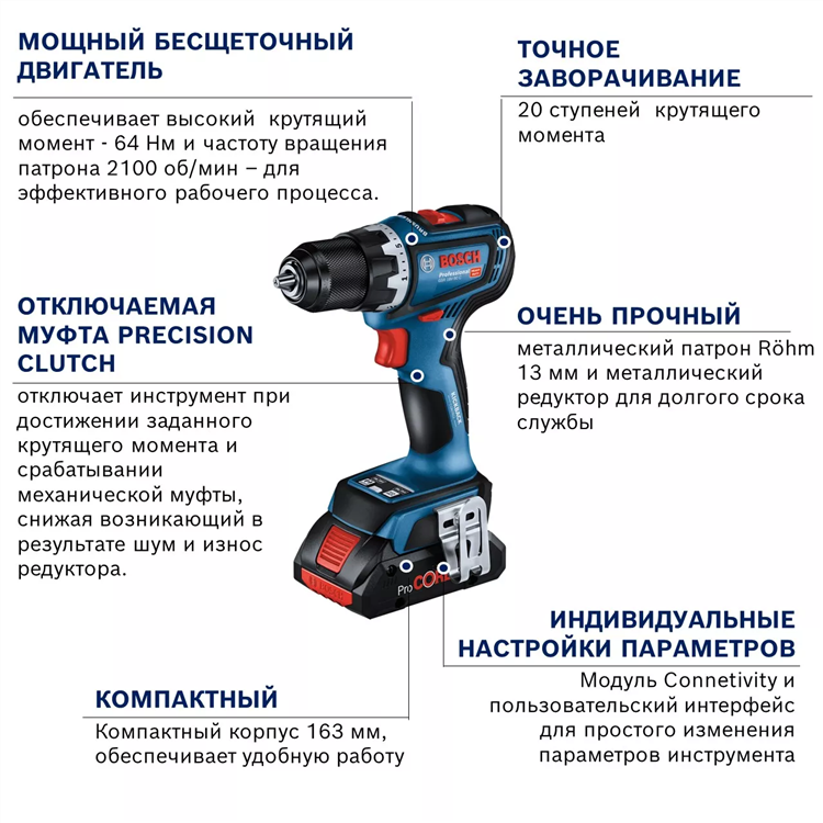 Компактный шуруповерт